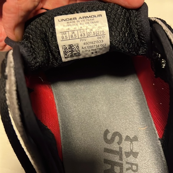 Under Armour ThreadBorne Fortis Running Shoe 9 1/2 men’s - Picture 3 of 5